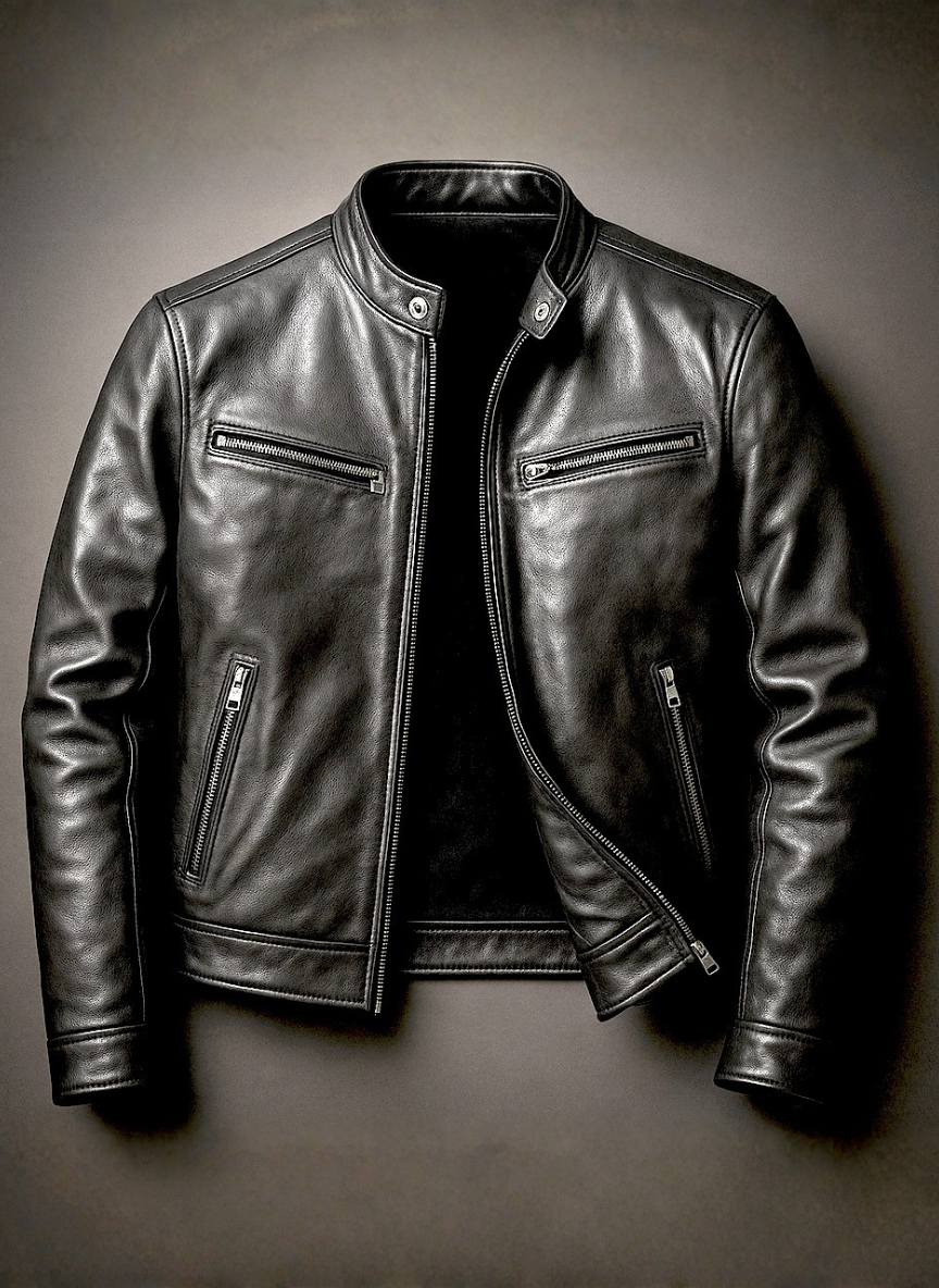 Men's Leather Jacket - Bargen
