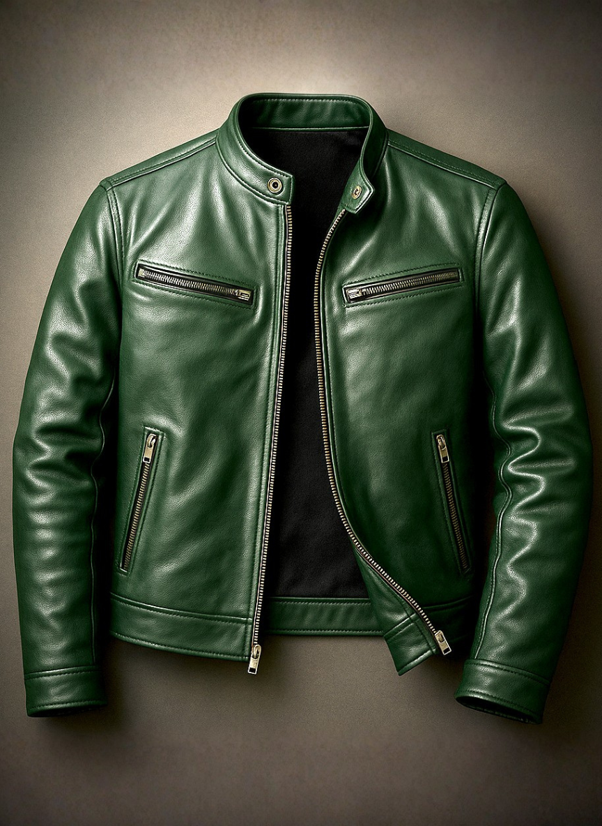 Men's Leather Jacket - Bargen