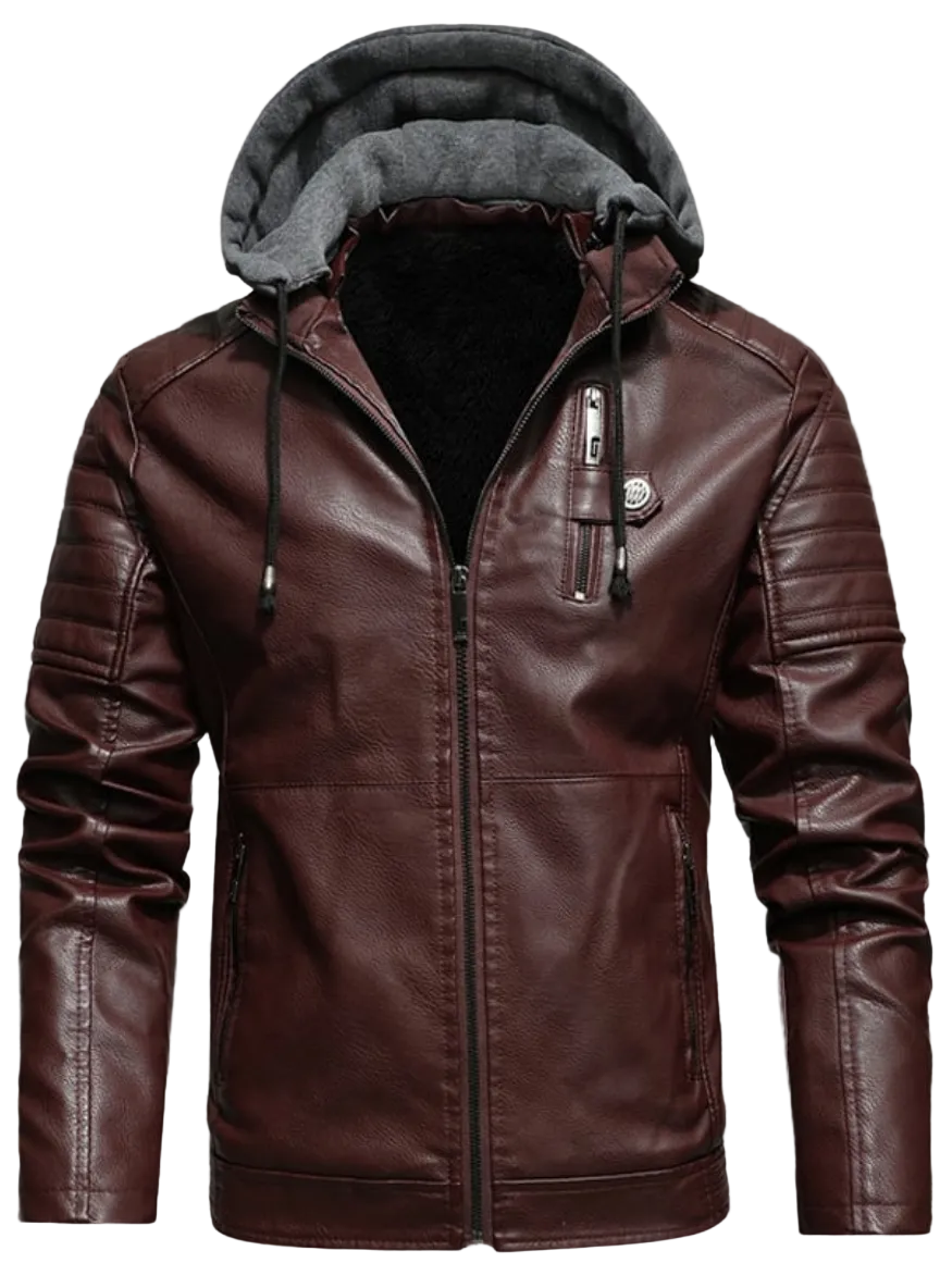 Men's Leather Jacket - Riga