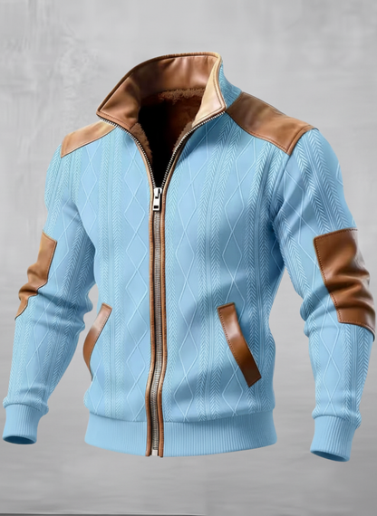 Men's Leather Jacket - Sjajeli