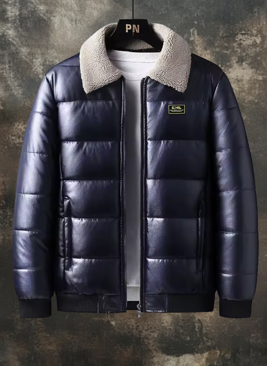 Men's Leather Jacket - Nuremberga