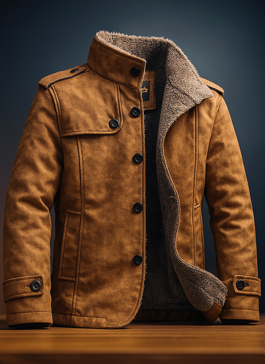 Men's Leather Jacket - Voloma
