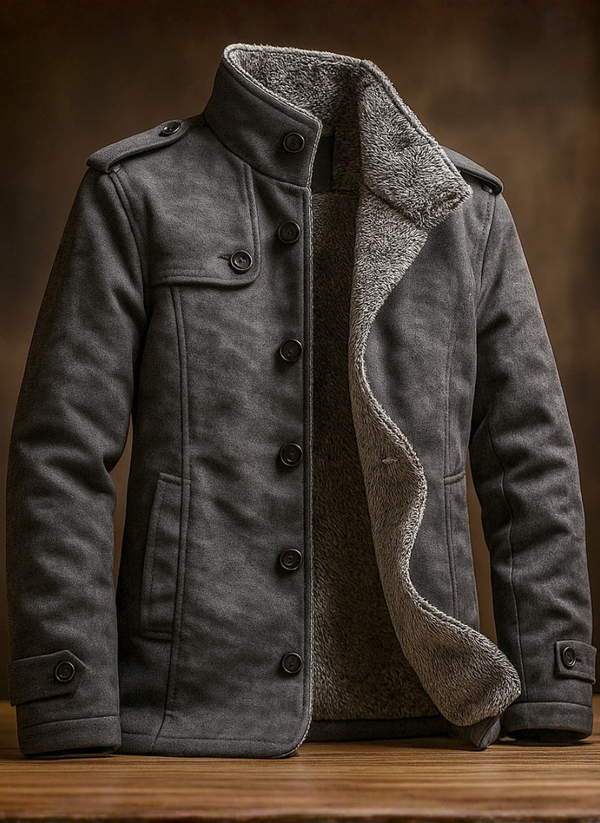 Men's Leather Jacket - Voloma