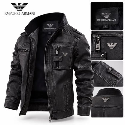 Emporio Armani™ Heritage Leather Jacket
