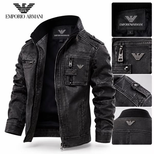 Emporio Armani™ Heritage Leather Jacket