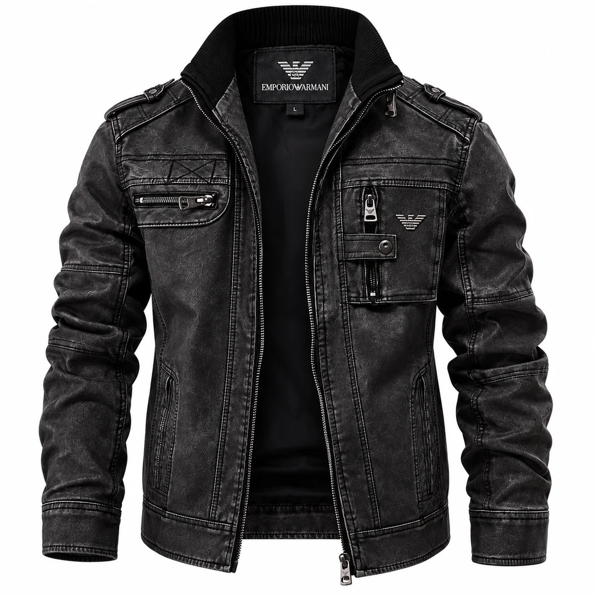 Emporio Armani™ Heritage Leather Jacket