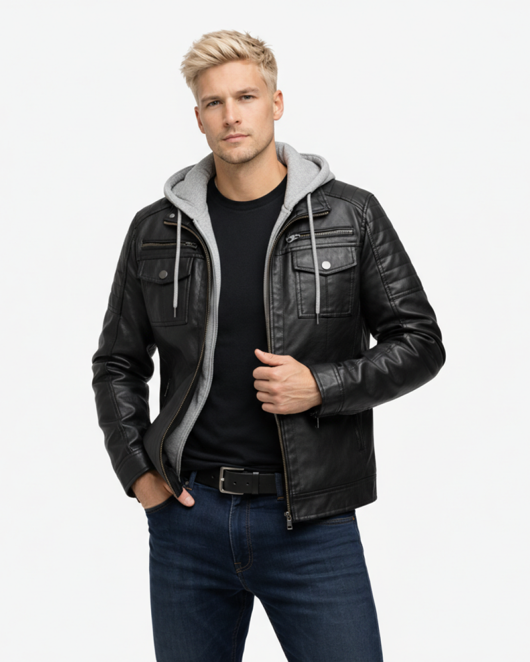 Men's Leather Jacket - Vanda