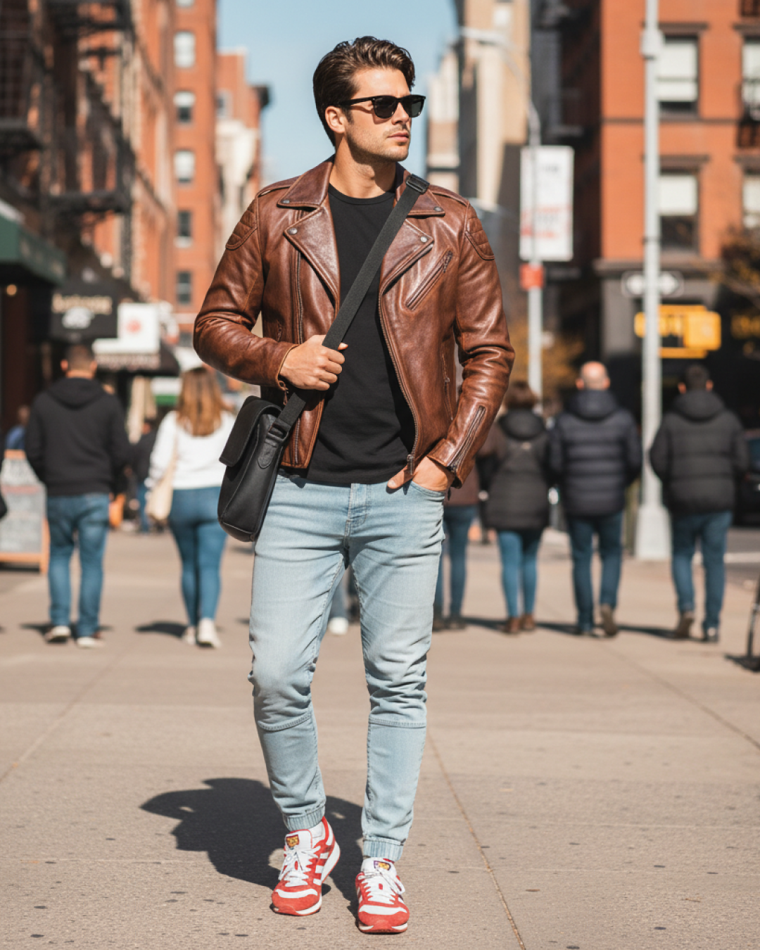 Men's Leather Jacket - Budapest