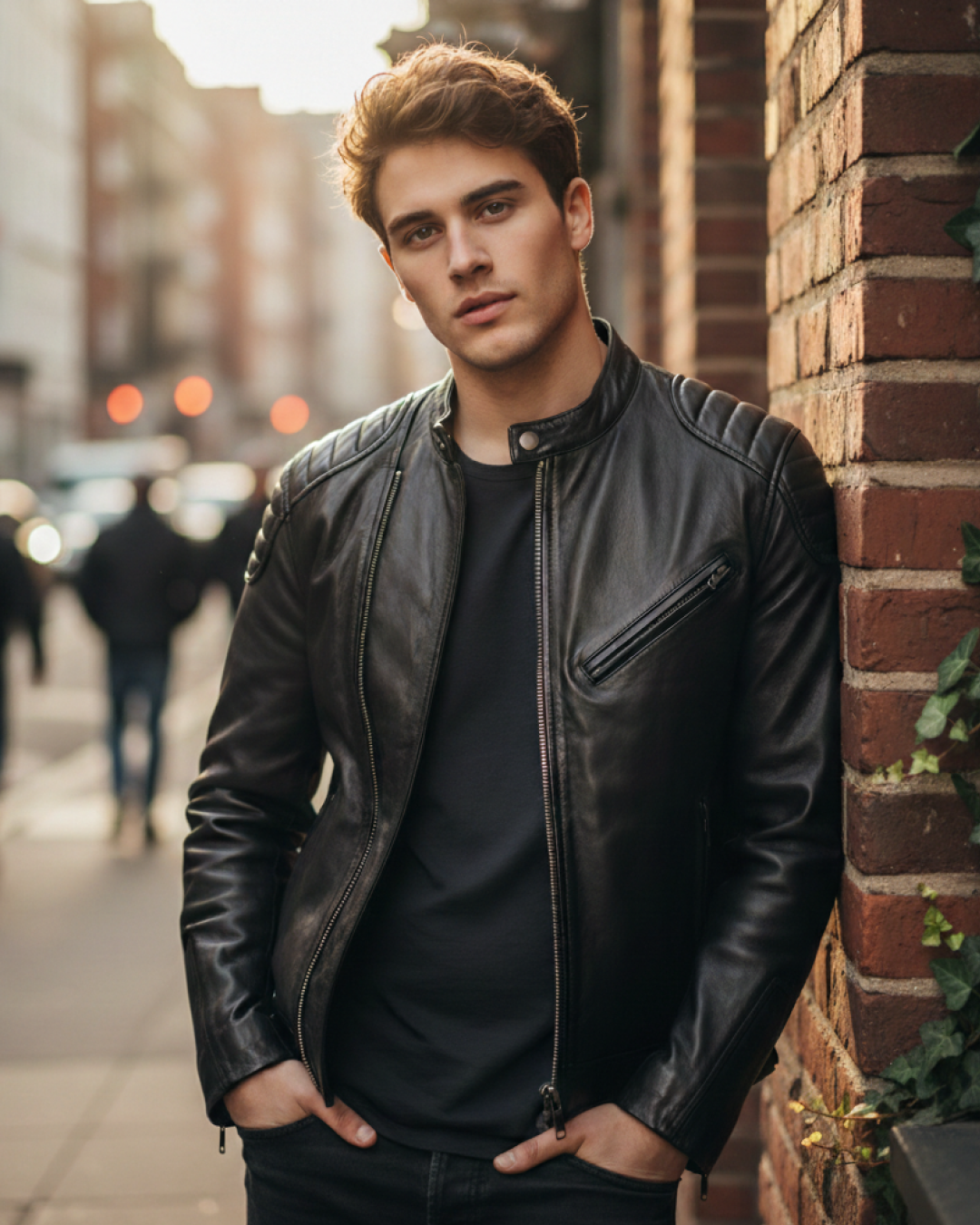 Men's Leather Jacket - Budapest