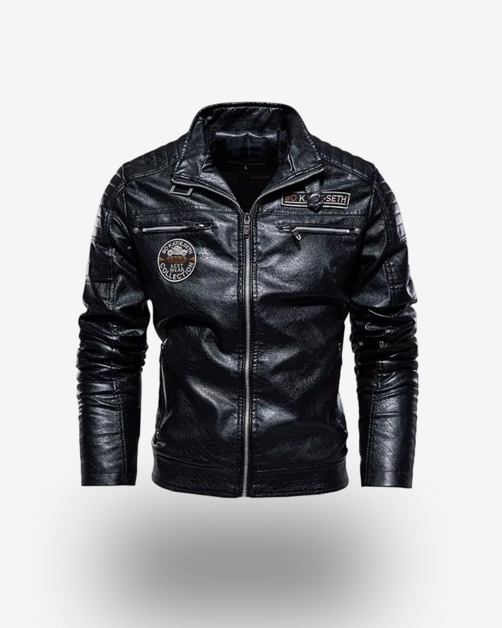 Men's Leather Jacket - Vienna