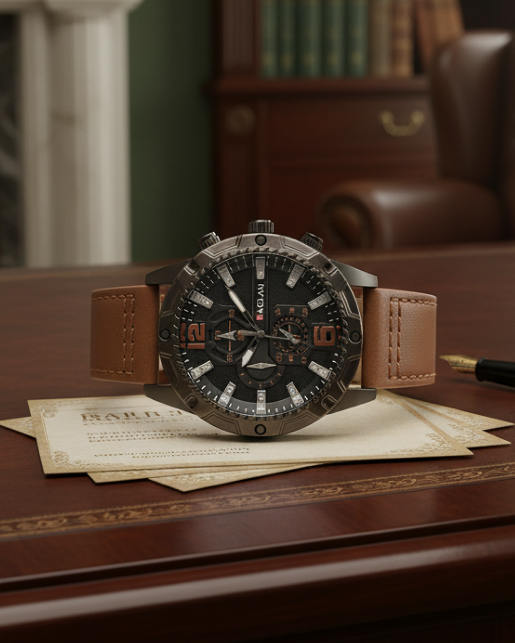 Leather Watch - Vachery