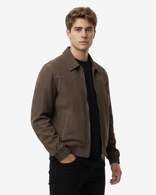 Men's Leather Jacket - Brussels