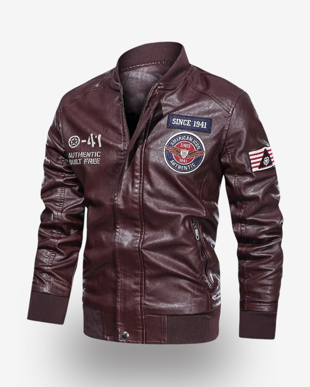 Men's Leather Jacket - Esrange