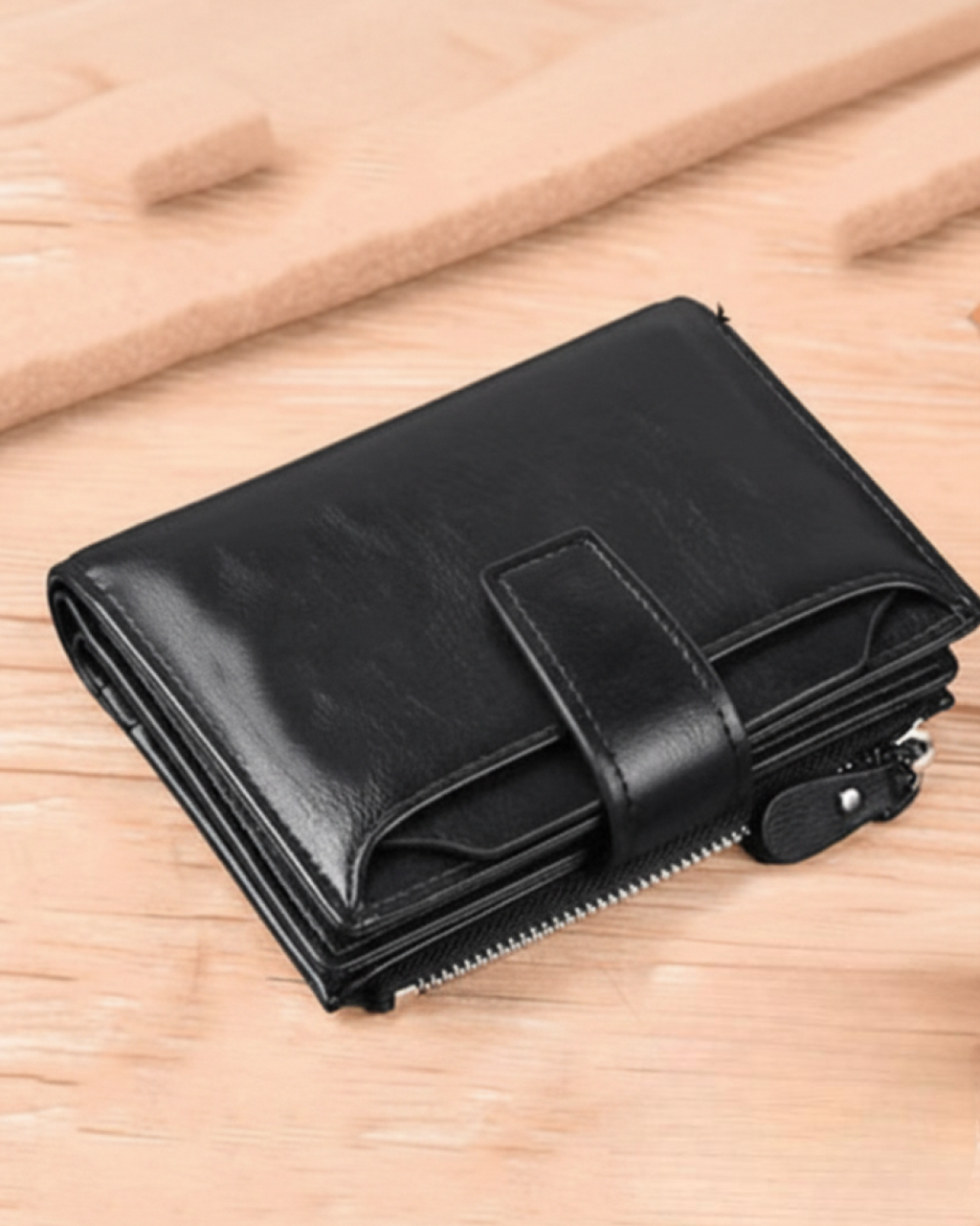 Men's Leather Wallet - Bolonha