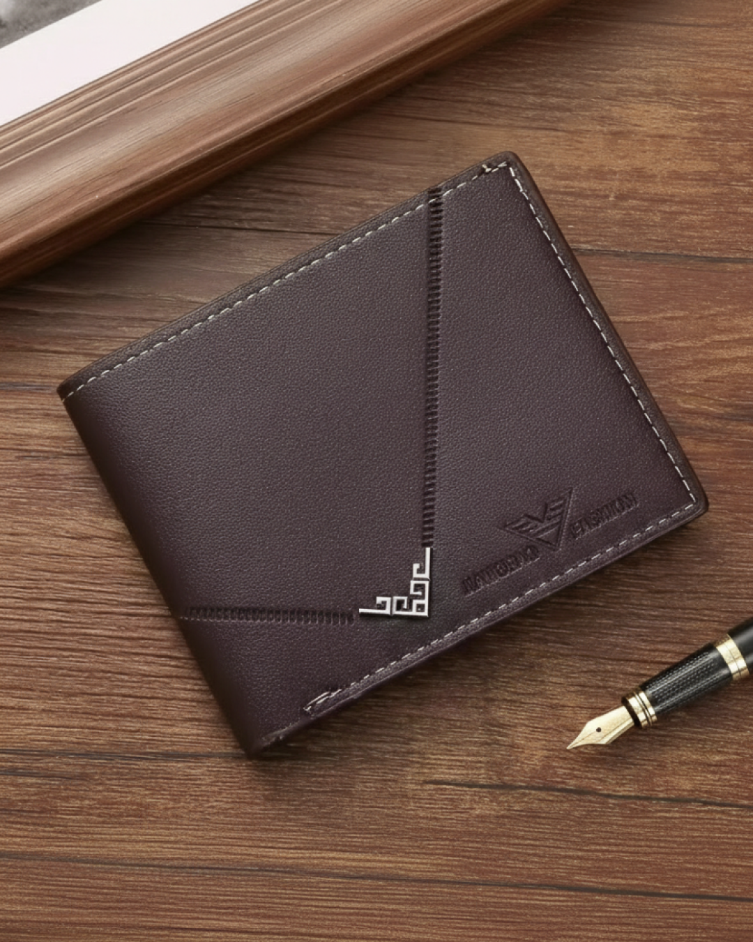 Men's Leather Wallet - Le Mans