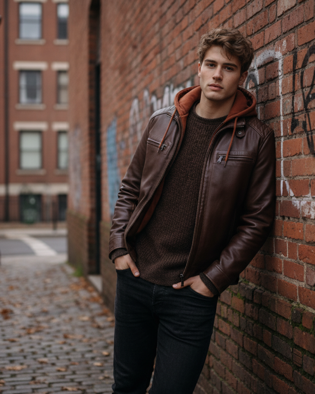 Men's Leather Jacket - Vanda